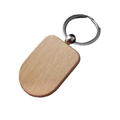 Wood Custom Keychain