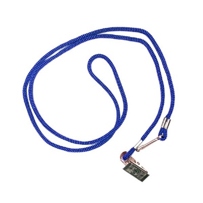 Lanyard with J Hook Spring Clip and Bull Dog Clip