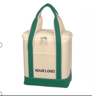 Small Cotton Canvas Kooler Bag