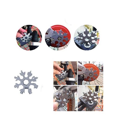 Multifunctional Snowflake Tool