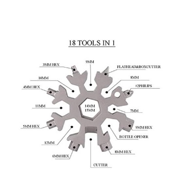 Multifunctional Snowflake Tool