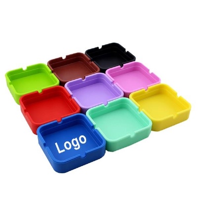 Square Silicone Ashtray