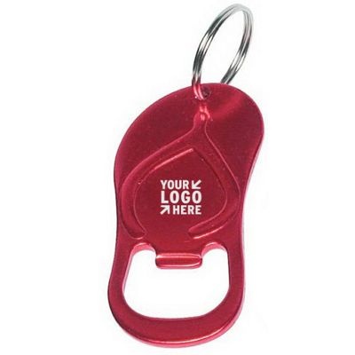 Sandal Bottle Opener Key Ring